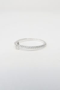 Tiffany & Co. 18K Diamond Wire Band Ring