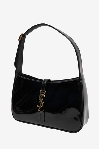 Saint Laurent Le 5 a 7 Patent Shoulder Bag - Designer handbag at The Find Luxury Resale - Vancouver, Canada