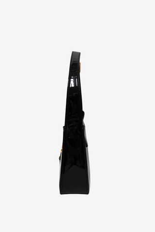 Saint Laurent Le 5 a 7 Patent Shoulder Bag - Designer handbag at The Find Luxury Resale - Vancouver, Canada