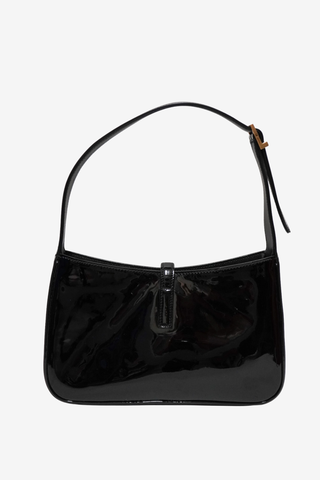Saint Laurent Le 5 a 7 Patent Shoulder Bag - Designer handbag at The Find Luxury Resale - Vancouver, Canada