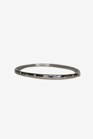 Tiffany & Co. Platinum and Diamond Etoile Bangle - Designer Bracelets at The Find Luxury Resale - Vancouver, Canada