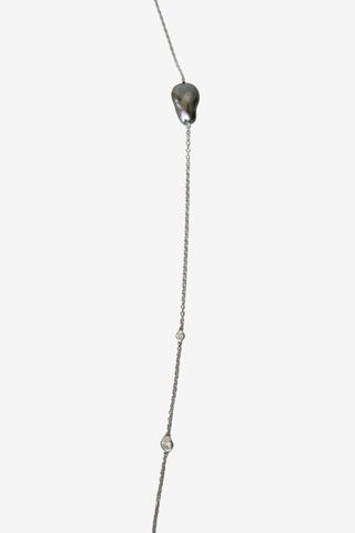 Tiffany & Co. Elsa Peretti® Tahitian Keshi Pearl and Diamond by the Yard Necklace