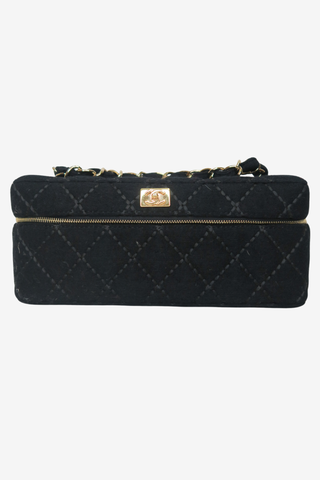 Chanel 2002 Black Wild Stitch Vanity - Designer Handbags at The Find Luxury Resale - Vancouver, Canada