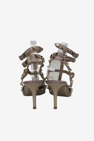 Valentino Beige Patent Rockstud Pumps sz 39 - Designer pumps at The Find Luxury Resale - Vancouver, Canada
