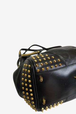 Burberry Studded Canterbury Tote - Designer Handbags at The Find Luxury Resale - Vancouver, Canada