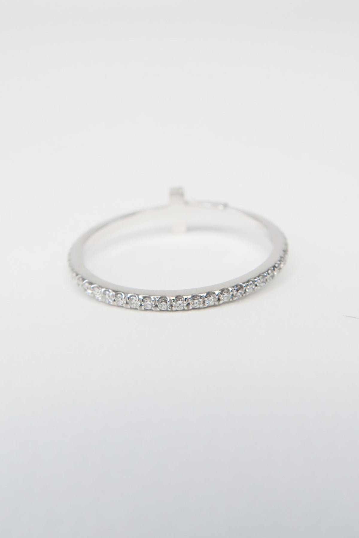 Tiffany & Co. 18K Diamond Wire Band Ring