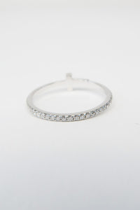 Tiffany & Co. 18K Diamond Wire Band Ring