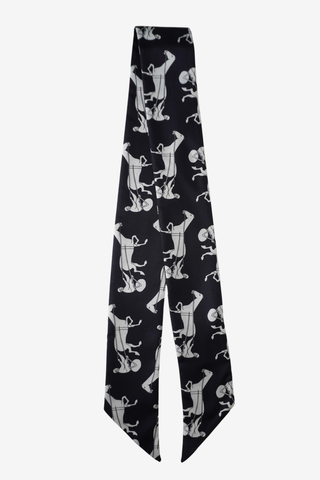 Miu Miu Silk Horse Twilly