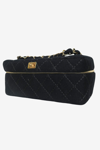 Chanel 2002 Black Wild Stitch Vanity - Designer Handbags at The Find Luxury Resale - Vancouver, Canada