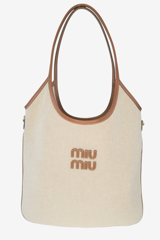 Miu Miu Canvas tote - Designer handbag at The Find Luxury Resale - Vancouver, Canada