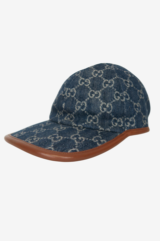 Gucci GG Denim Hat Sz S - Designer Hats at The Find Luxury Resale - Vancouver, Canada