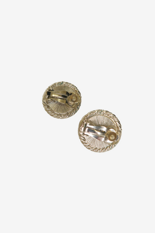 Chanel Vintage Faux Pearl Clip-On Earrings - Designer Earrings at The Find Luxury Resale - Vancouver, Canada