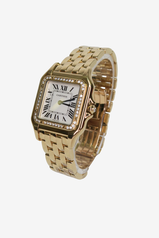 Cartier Panthère de Cartier Watch Gold Diamond 27mm - Designer watch at The Find Luxury Resale - Vancouver, Canada