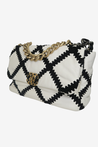 Chanel Crochet Medium 19 Flap Bag - Designer Handbags at The Find Luxury Resale - Vancouver, Canada