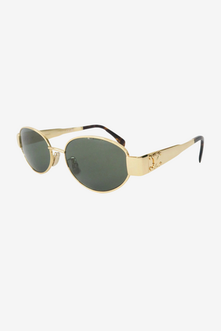 Celine Triomphe Oval Sunglasses - Designer Sunglasses at The Find Luxury Resale - Vancouver, Canada