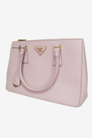 Prada Saffiano Leather Galleria Tote Pink - Designer Handbags at The Find Luxury Resale - Vancouver, Canada