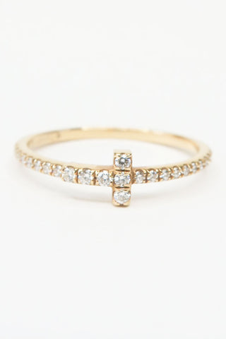 Tiffany & Co. 18K Diamond Wire Band Ring