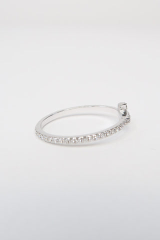 Tiffany & Co. 18K Diamond Wire Band Ring - Designer Rings at The Find Luxury Resale - Vancouver, Canada