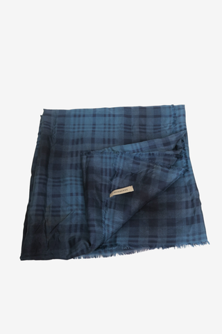 Burberry Navy/Black scarf - Designer Scarves at The Find Luxury Resale - Vancouver, Canada
