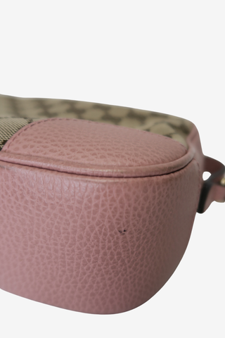 Gucci Bree GG Canvas Leather Crossbody Bag - Designer Handbags at The Find Luxury Resale - Vancouver, Canada
