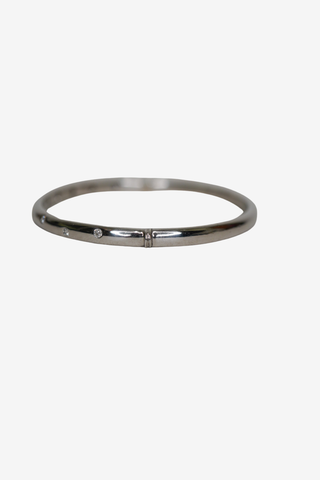 Tiffany & Co. Platinum and Diamond Etoile Bangle - Designer Bracelets at The Find Luxury Resale - Vancouver, Canada