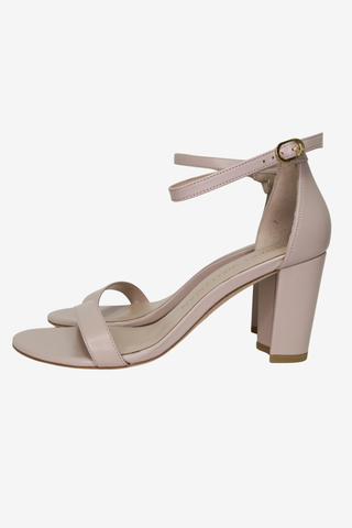 Stuart Weitzman Pink Sandals sz 8.5 - Designer heels at The Find Luxury Resale - Vancouver, Canada