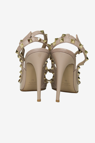 Valentino Rockstud Pointed Toe Caged Pumps sz 38 - Designer Pumps at The Find Luxury Resale - Vancouver, Canada
