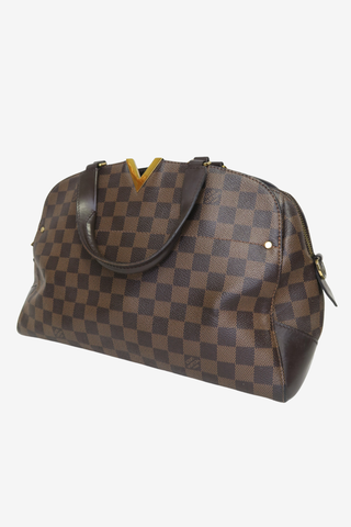 Louis Vuitton Damier Ebene Kensington Bowling Bag - Designer Handbags at The Find Luxury Resale - Vancouver, Canada