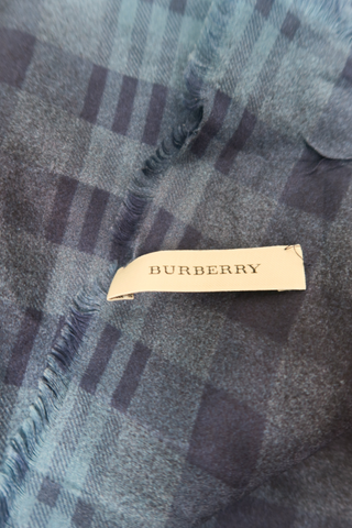 Burberry Navy/Black scarf - Designer Scarves at The Find Luxury Resale - Vancouver, Canada