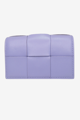 Bottega Veneta Lilac Card Wallet - Designer Handbags at The Find Luxury Resale - Vancouver, Canada