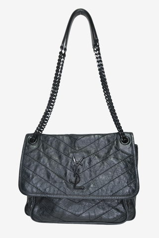 Saint Laurent Medium Niki Leather Shoulder Bag