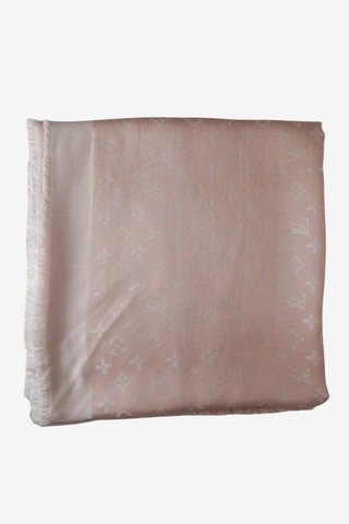 Louis Vuitton Pink Monogram Scarf