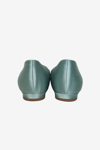 Manolo Blahnik Hangisi Flats sz 37 - Designer pumps at The Find Luxury Resale - Vancouver, Canada