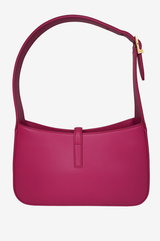 Saint Laurent Le 5 a 7 Pink Shoulder Bag - Designer handbag at The Find Luxury Resale - Vancouver, Canada