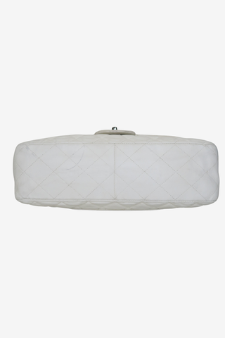 Chanel White Classic Flap Bag - Designer handbag at The Find Luxury Resale - Vancouver, Canada
