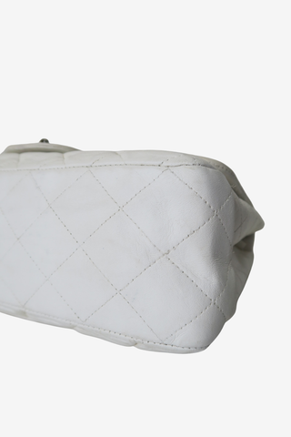 Chanel White Classic Flap Bag - Designer handbag at The Find Luxury Resale - Vancouver, Canada