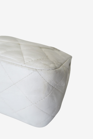 Chanel White Classic Flap Bag - Designer handbag at The Find Luxury Resale - Vancouver, Canada