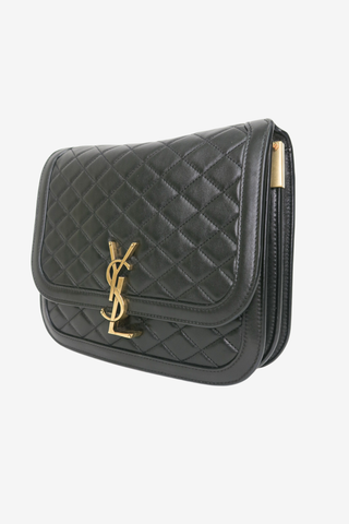 Saint Laurent Medium Quilted Solferino Shoulder Bag - Designer Handbags at The Find Luxury Resale - Vancouver, Canada