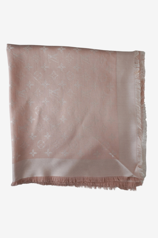 Louis Vuitton Pink Monogram Scarf