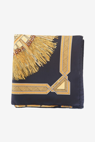 Hermès Cuirs Du Desert Silk Scarf - Designer Scarves at The Find Luxury Resale - Vancouver, Canada