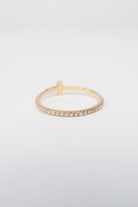 Tiffany & Co. 18K Diamond Wire Band Ring