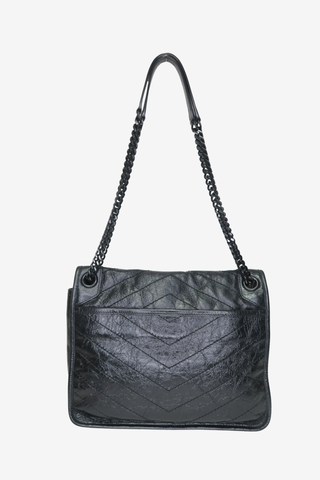 Saint Laurent Medium Niki Leather Shoulder Bag - Designer Handbags at The Find Luxury Resale - Vancouver, Canada