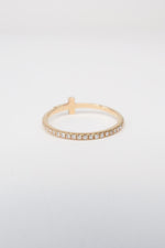 Tiffany & Co. 18K Diamond Wire Band Ring