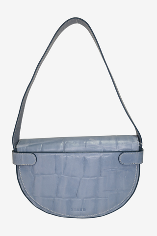 Staud Baby Blue Crossbody Bag - Designer Handbags at The Find Luxury Resale - Vancouver, Canada