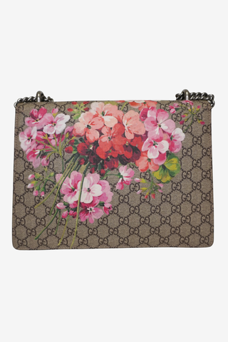 Gucci Medium GG Supreme Blooms Dionysus Shoulder Bag - Designer Crossbody at The Find Luxury Resale - Vancouver, Canada