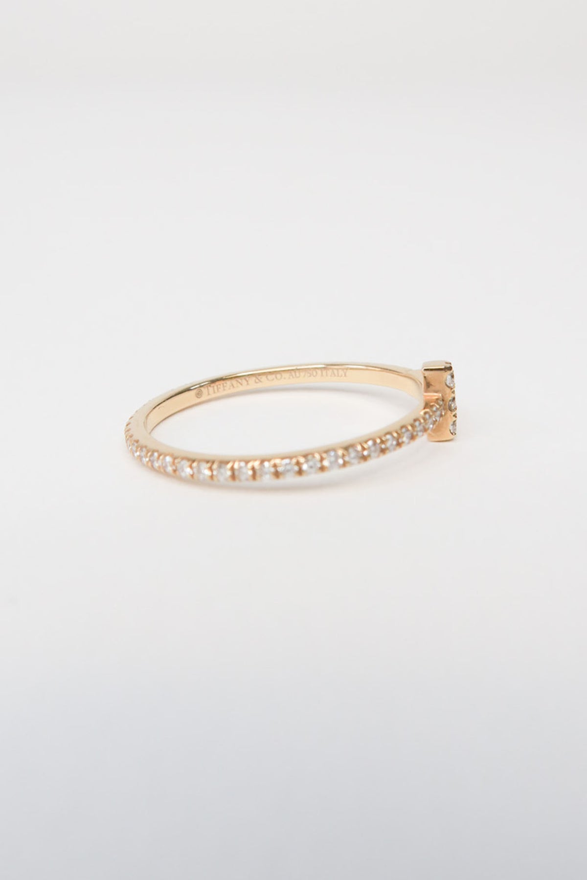 Tiffany & Co. 18K Diamond Wire Band Ring