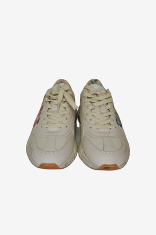 Gucci Rhyton Rainbow Logo Sneakers sz 38 - Designer shoes at The Find Luxury Resale - Vancouver, Canada