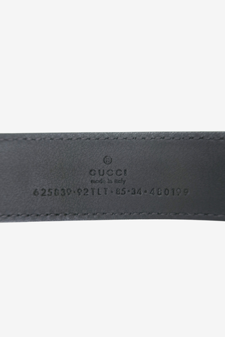 Gucci Logo Belt sz 85 - Designer belt at The Find Luxury Resale - Vancouver, Canada