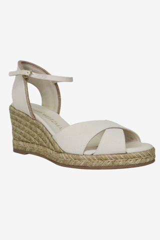 Stuart Weitzman Wedge Sandals sz 9 - Designer heels at The Find Luxury Resale - Vancouver, Canada