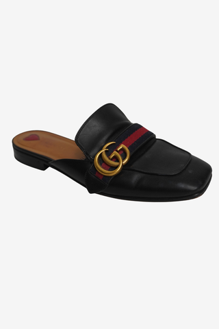 Gucci Marmont Mules Black sz 38.5